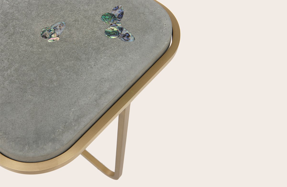 Concrete Pearl occasional table